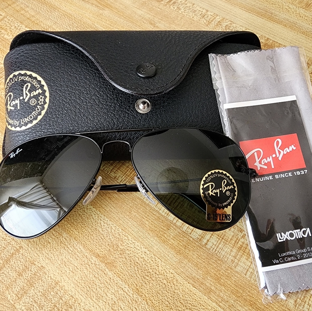 💥💥💥Black RAY-BAN AVIATOR SUNGLASS💥💥💥